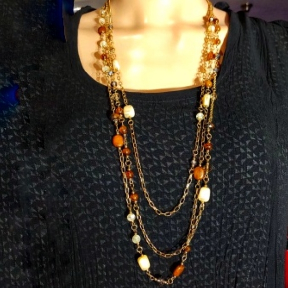 247NE171 2 Pc. Pure Expression Hypo-Allergenic Necklace - Picture 3 of 7